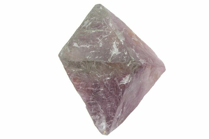 Purple and Green Banded Fluorite Octahedron - China #164569